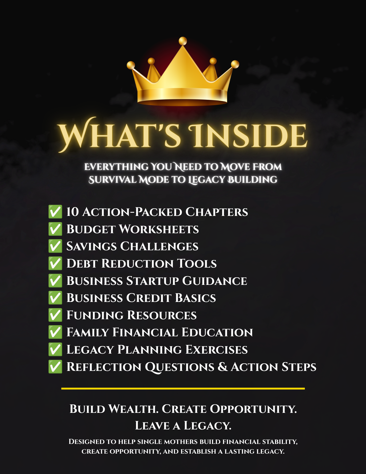 Single Mom Wealth Playbook | From Survival Mode to Legacy Building