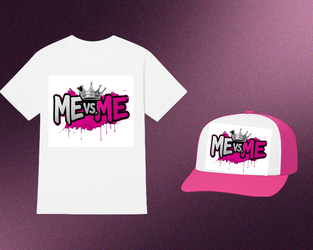 ME vs ME Empowerment Deluxe Set — Motivation Apparel + Affirmations + Tumbler + Coffee Mug