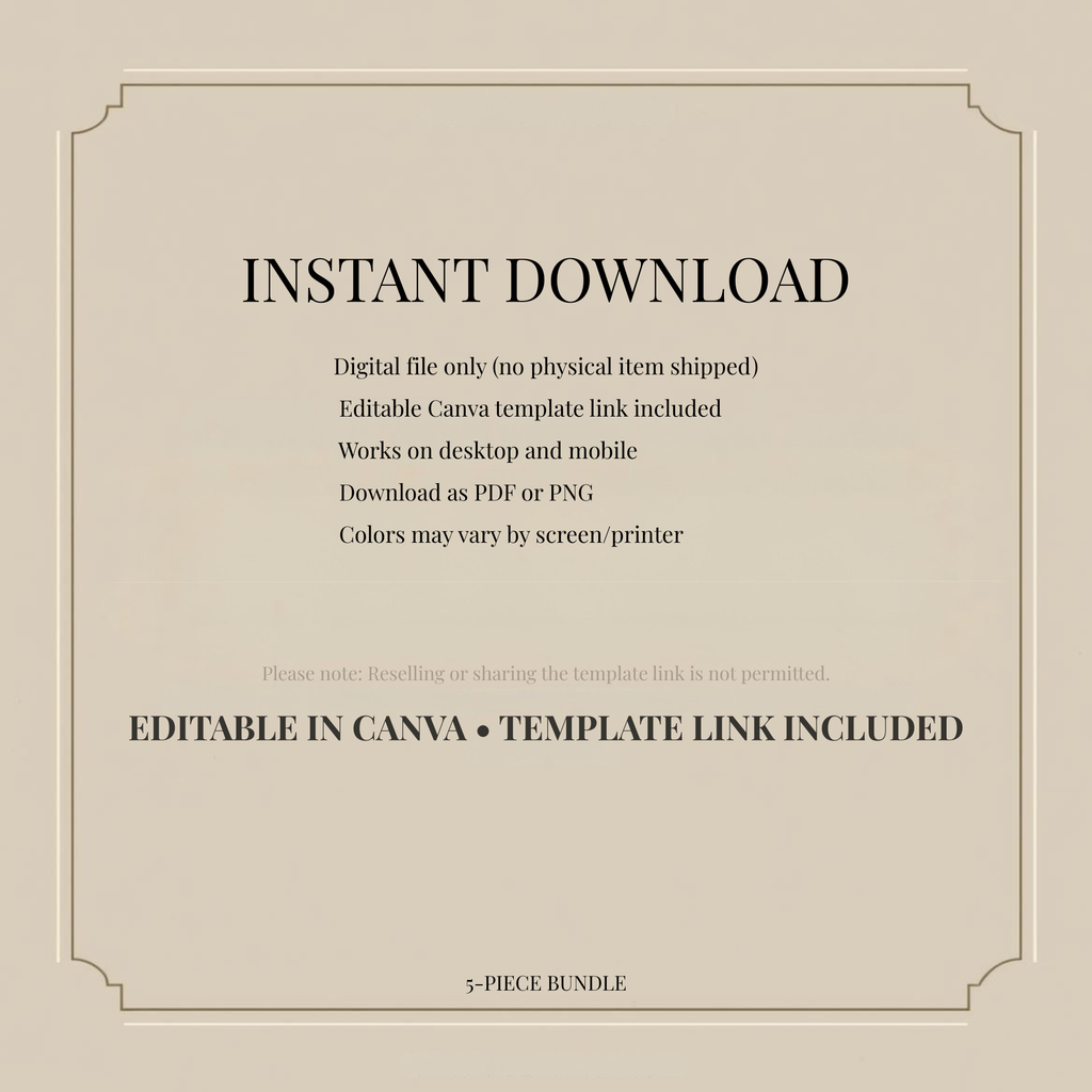 Lash Price List Canva Template Bundle (Minimal Beige Nude)