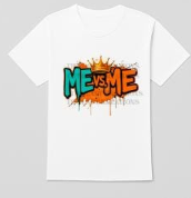 Turquoise & Orange Motivational Hat, Hoodie or Tee - ME vs ME