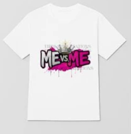 Hot Pink Motivational Hat, Hoodie or Tee - ME vs ME Power Edition