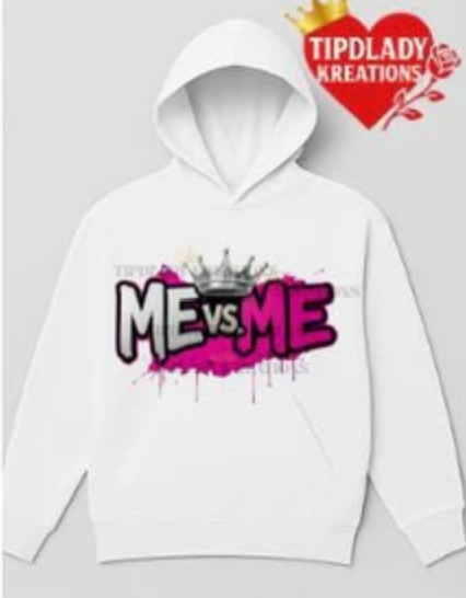 Hot Pink Motivational Hat, Hoodie or Tee - ME vs ME Power Edition