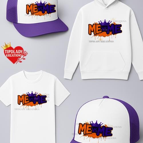 Royal Heat Edition Tee: Orange & Purple - Legacy 1 Collection