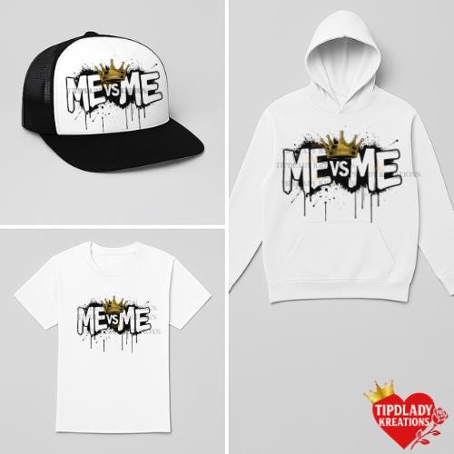 Gold Crown Black & White Tee, Hoodie, Hat - ME vs ME Legacy 1