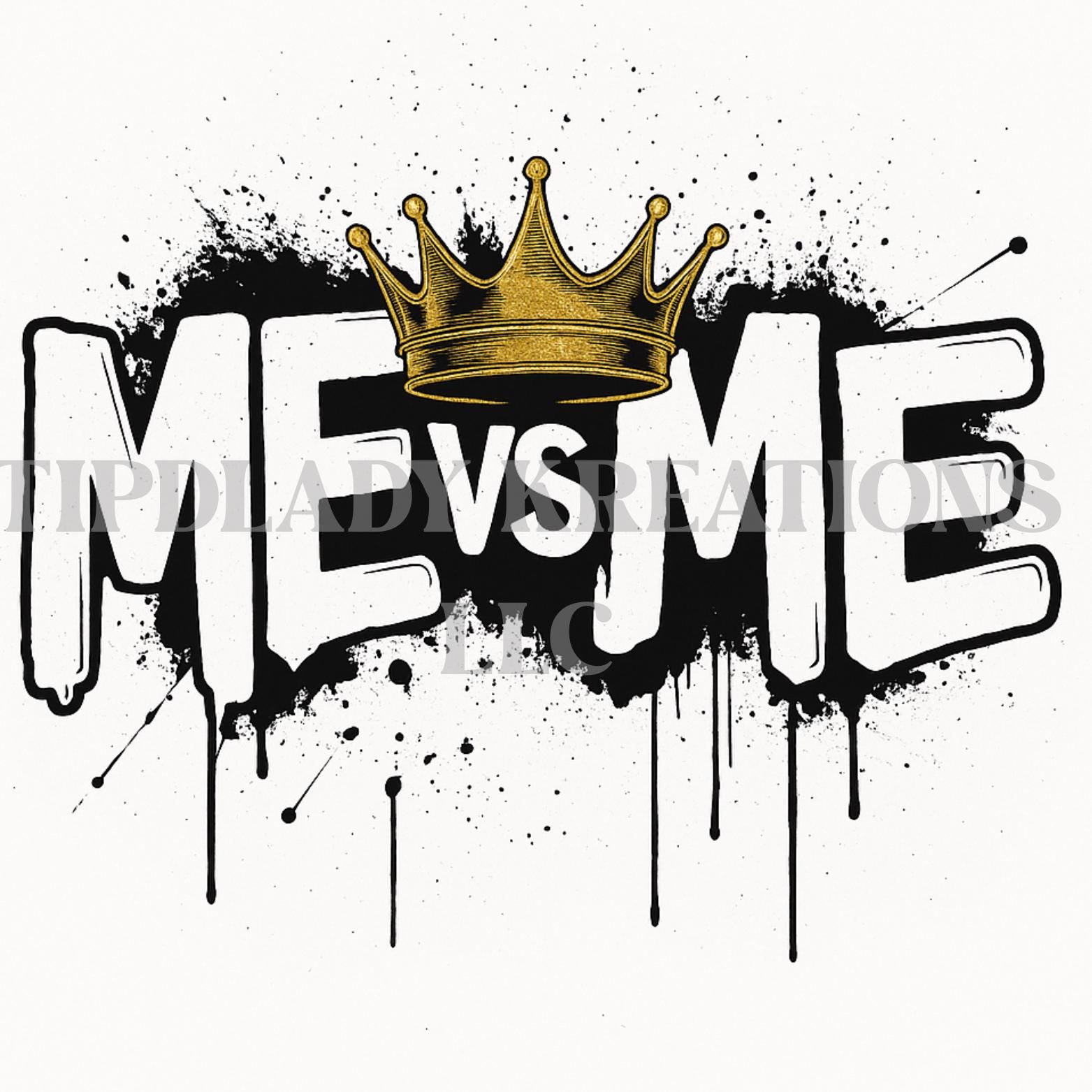 Gold Crown Black & White Tee, Hoodie, Hat - ME vs ME Legacy 1