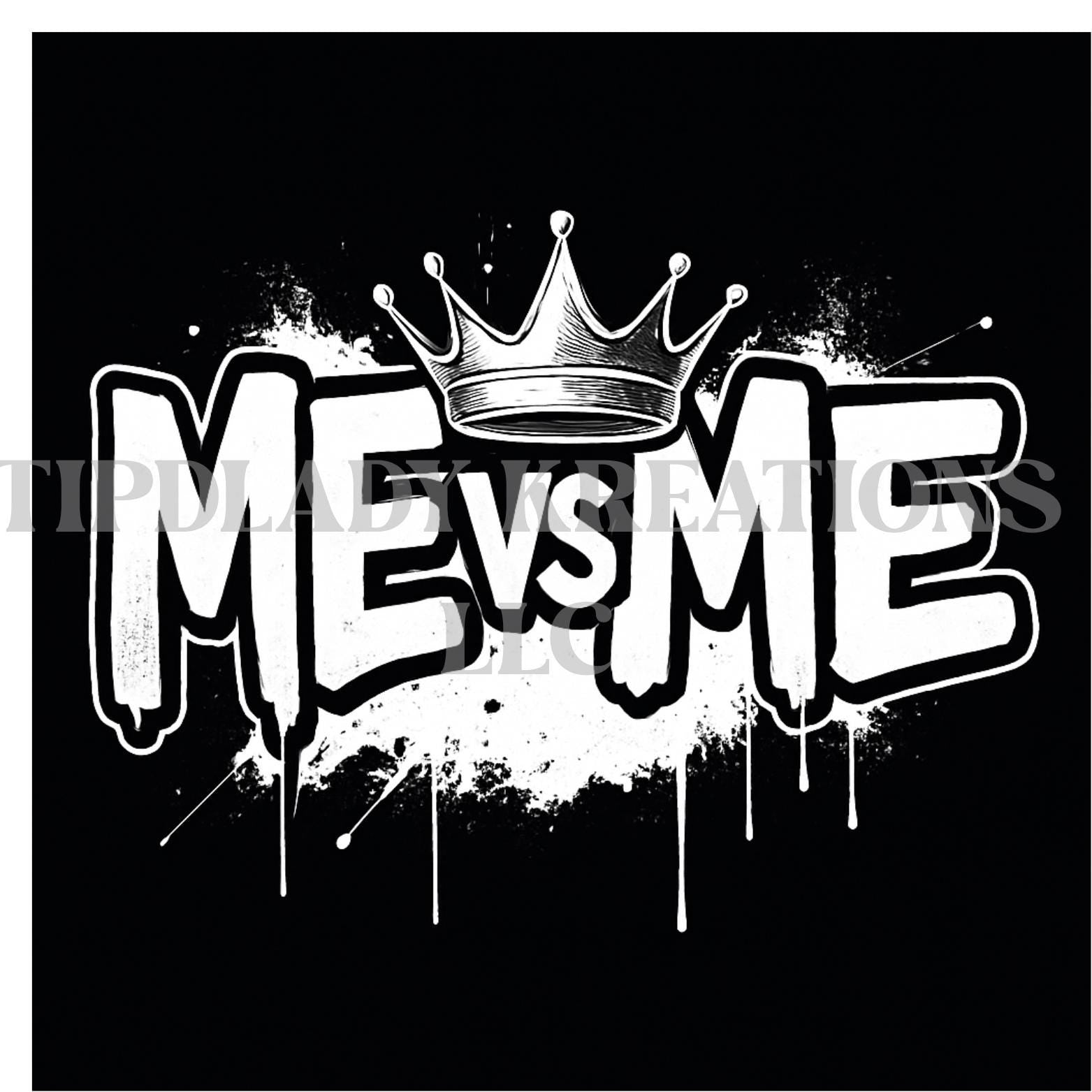 Distressed ME vs ME Hat, Hoodie or Tee: Raw Grit Edition