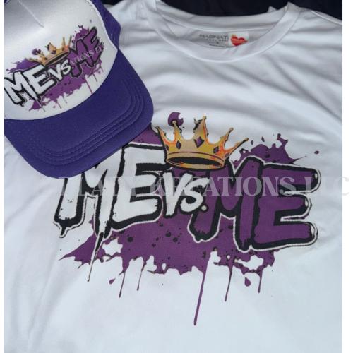 Purple Royalty Hoodie: Gold Crown Design - ME vs ME Legacy 1