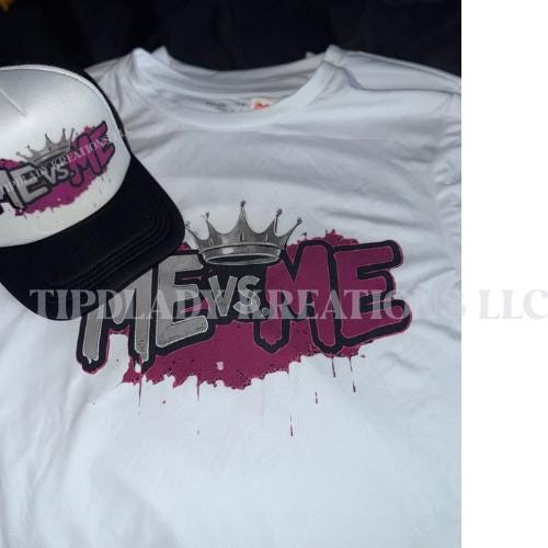 Hot Pink Motivational Hat, Hoodie or Tee - ME vs ME Power Edition