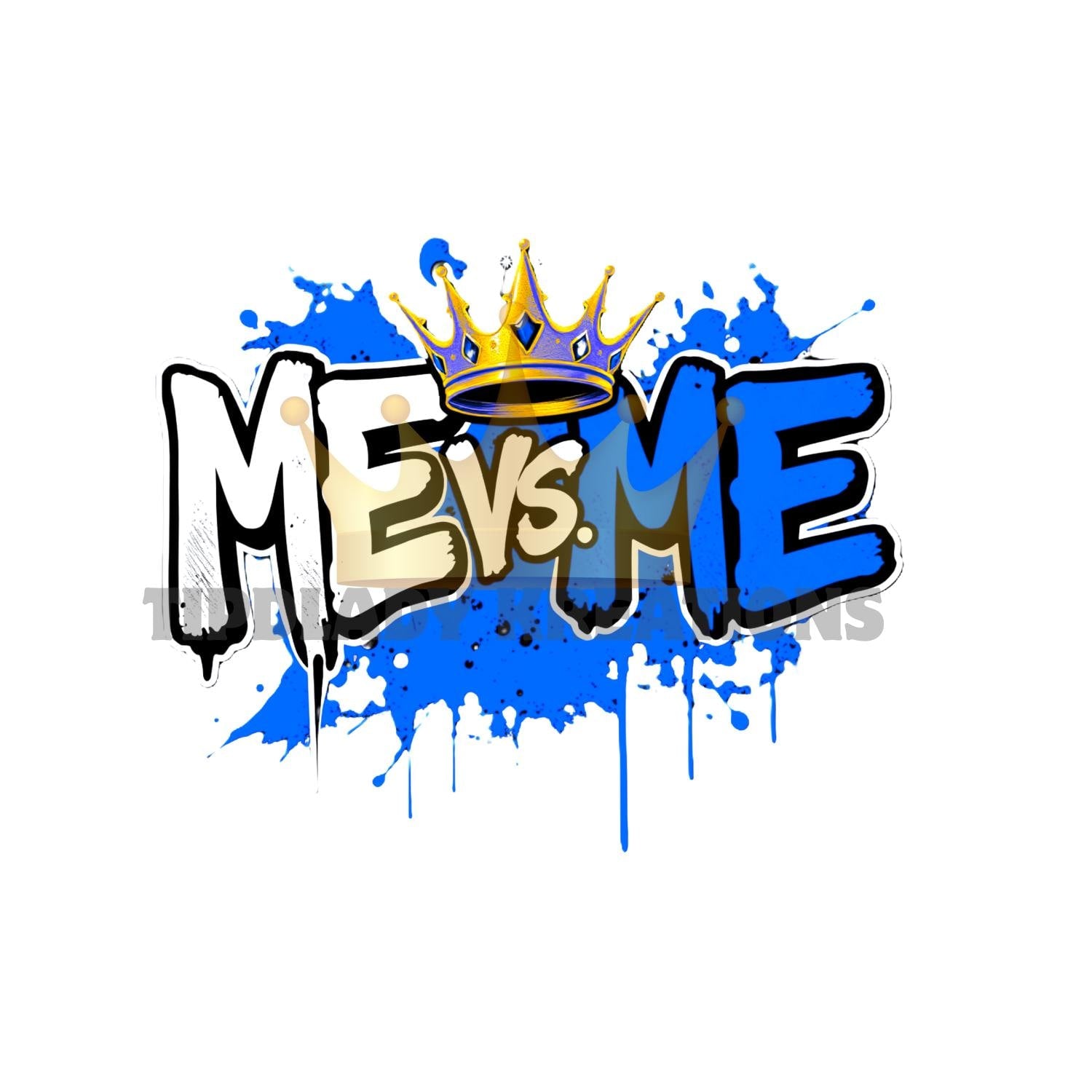 Royal Blue Crown Streetwear: Motivational Hat, Tee, Hoodie