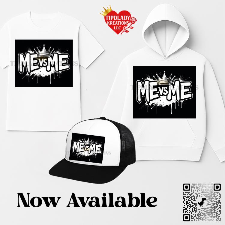 Distressed ME vs ME Hat, Hoodie or Tee: Raw Grit Edition