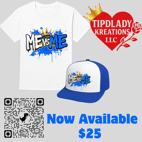 Empowerment Hat & Shirt Set: Motivational Graphic Tee, Snapback Hat