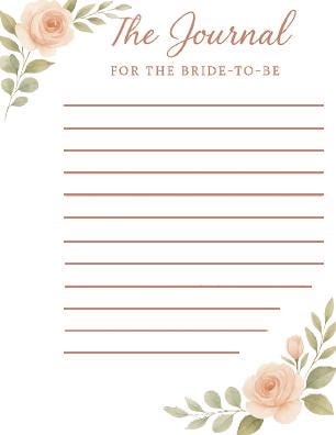 Bride-to-Be Journal & Affirmation Deck | Wedding Gift for Bride | Bridal Shower Keepsake | Engagement Self-Care Journal