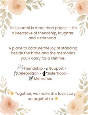 Bride Tribe Journal & Affirmation Deck: Bridesmaid Keepsake Gift