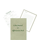 Calm Journal & Affirmation Deck | Anxiety and Stress Relief