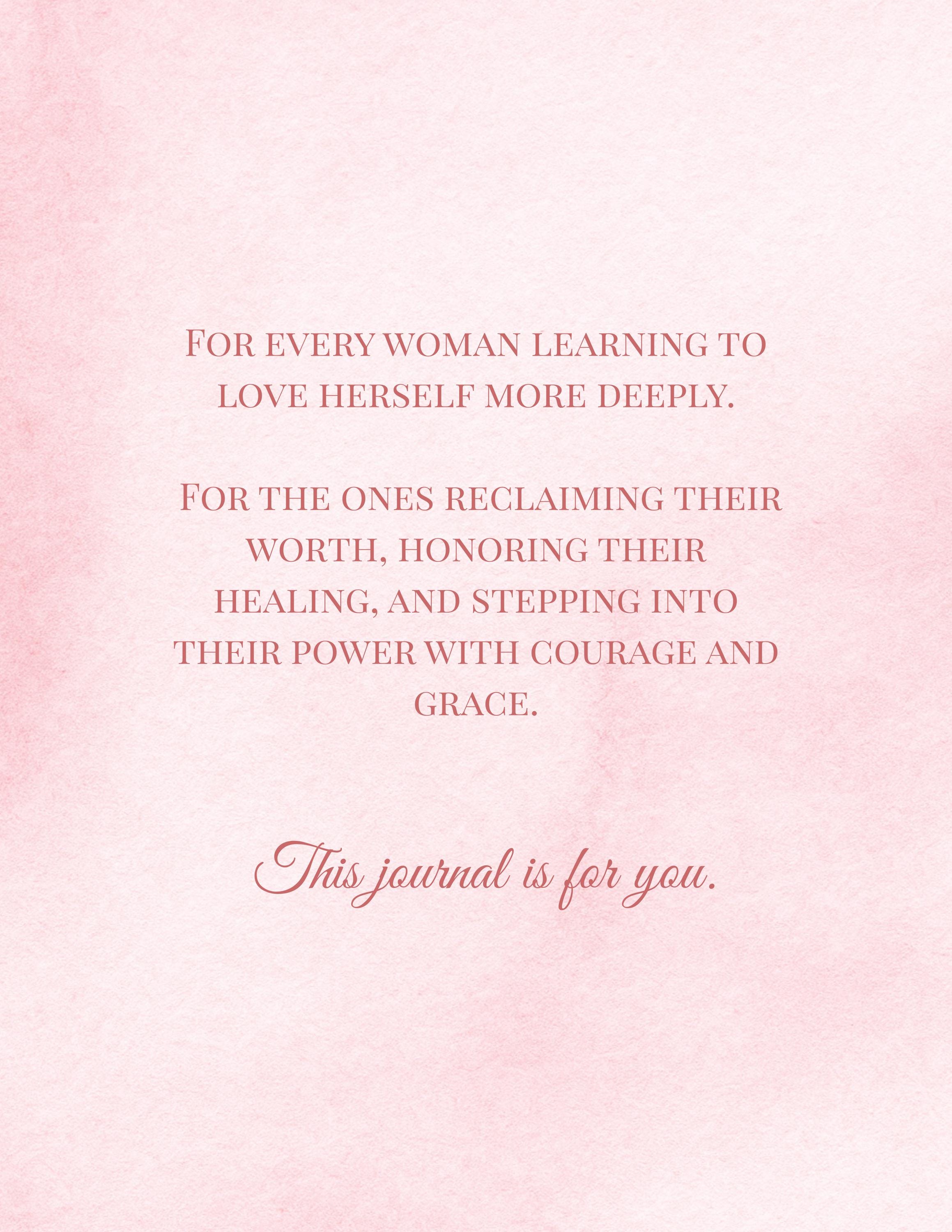 Self-Love Journal & Affirmation Card Deck: Empowerment Gift