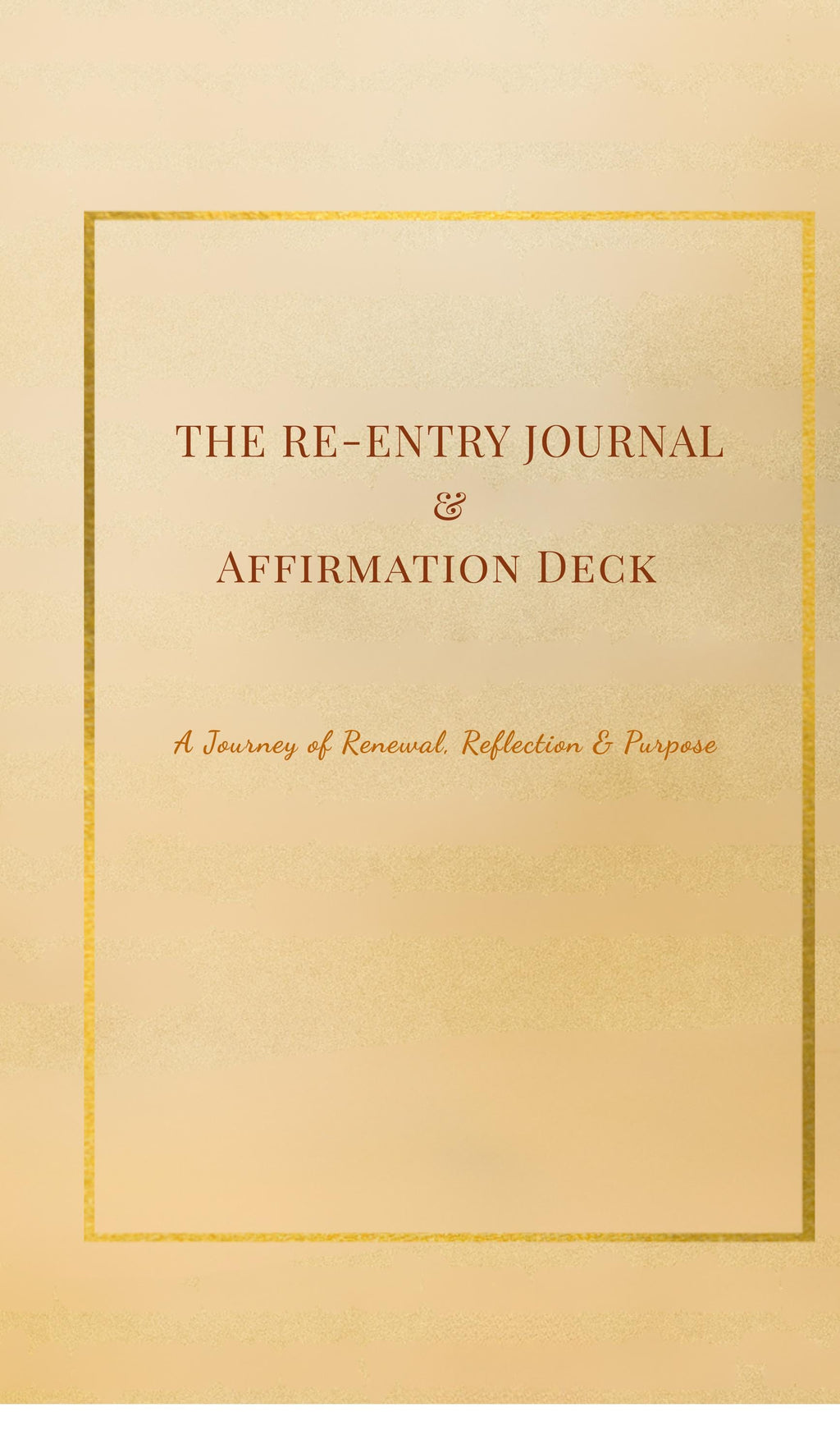 Re-Entry Journal & Affirmation Deck | Printable PDF