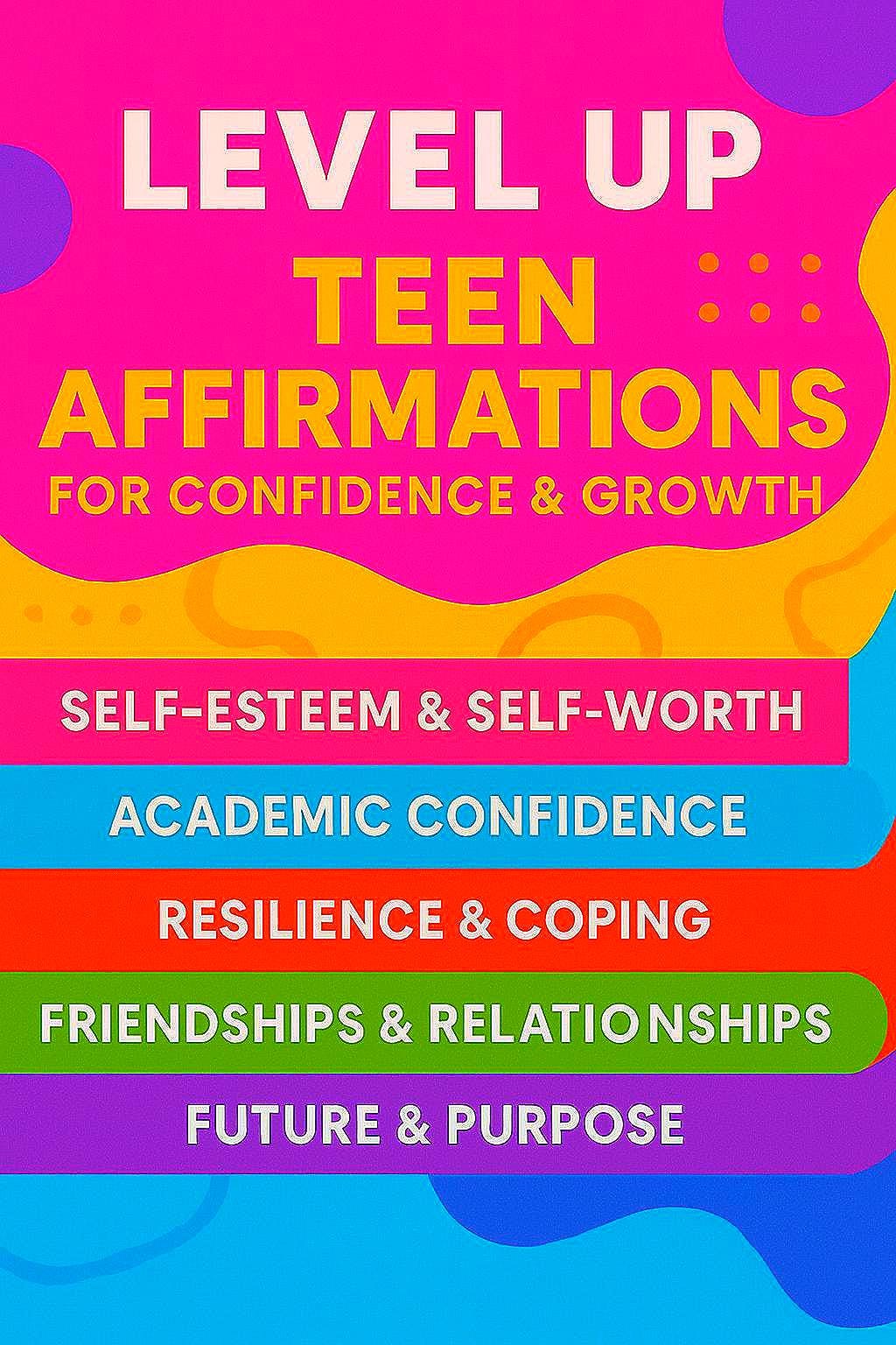 Teen Confidence Journal & Affirmation Deck: Self-Esteem Gift