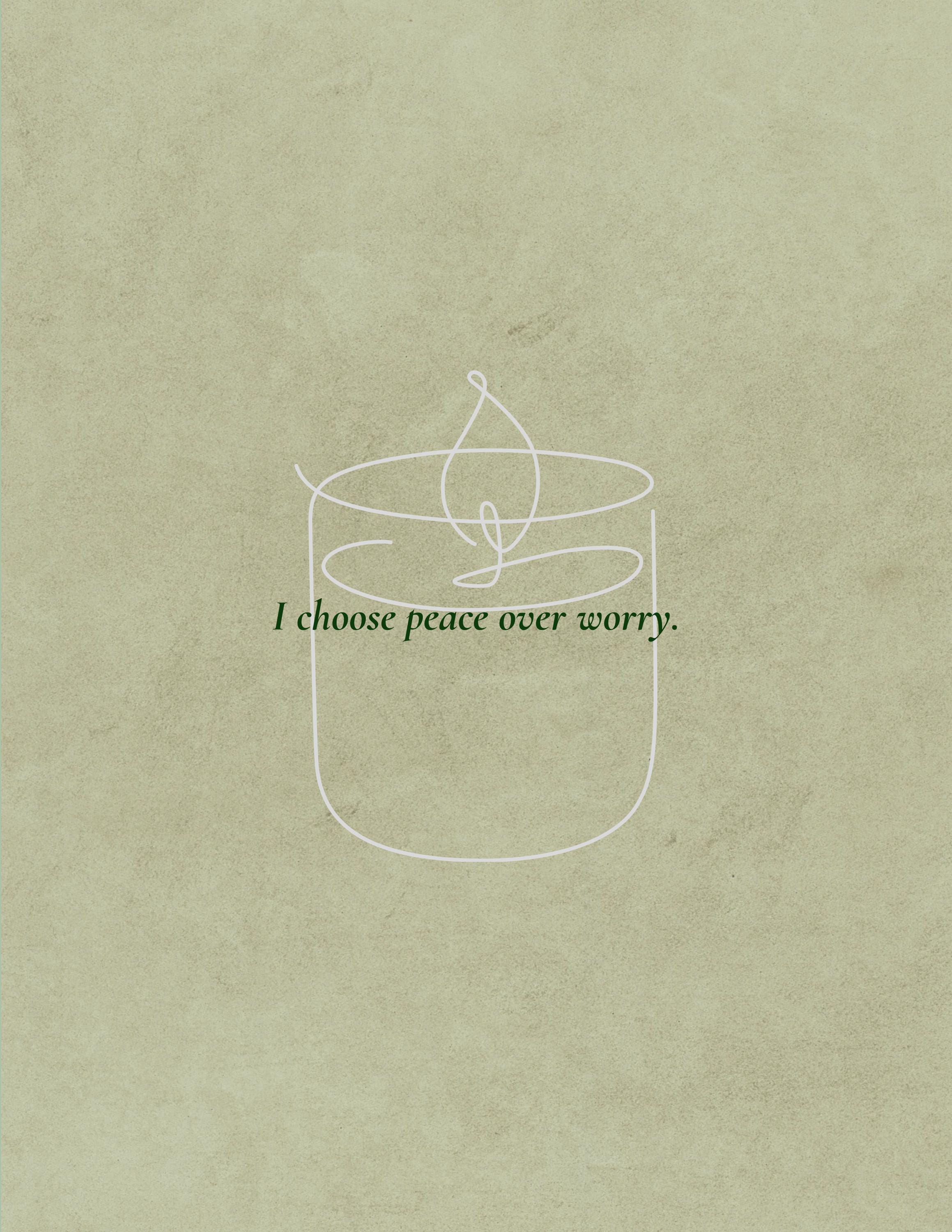 Calm Journal & Affirmation Deck | Anxiety and Stress Relief