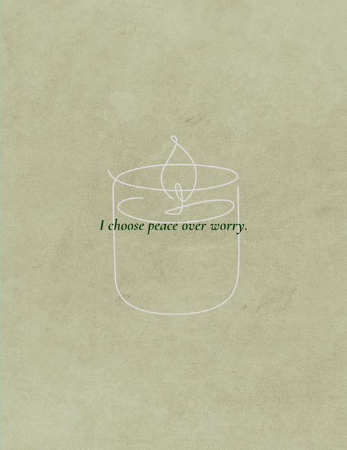 Calm Journal & Affirmation Deck | Anxiety and Stress Relief