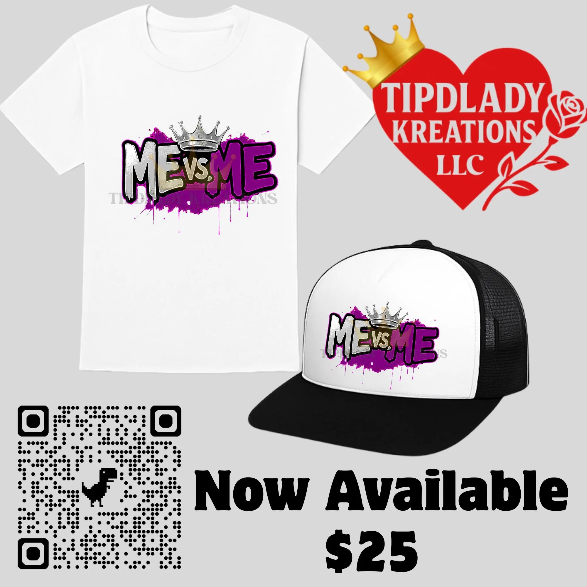 Empowerment Hat & Shirt Set: Motivational Graphic Tee, Snapback Hat